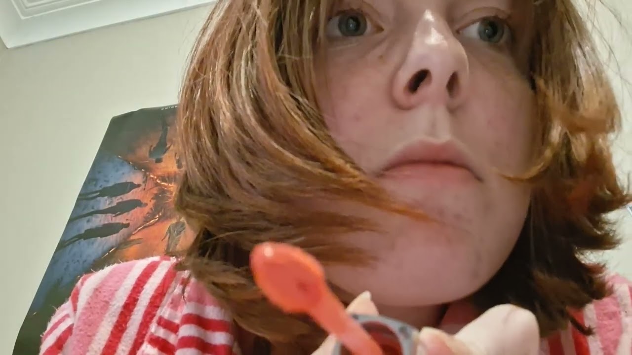 Lofi cozy ASMR 🌸 mouth sounds, roleplay and subtle gum chewing 💘