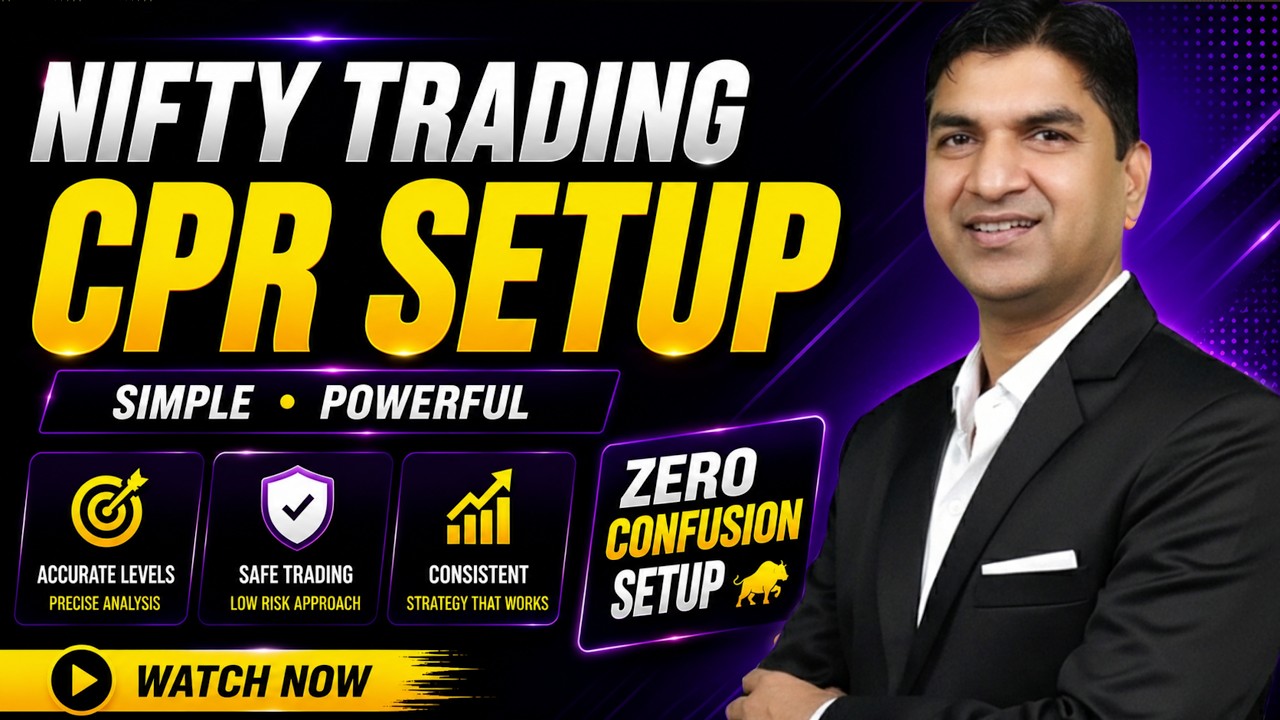 NIFTY Trading with CPR Setup 🔥 | Best Intraday Strategy for High Probability Entries | #trading