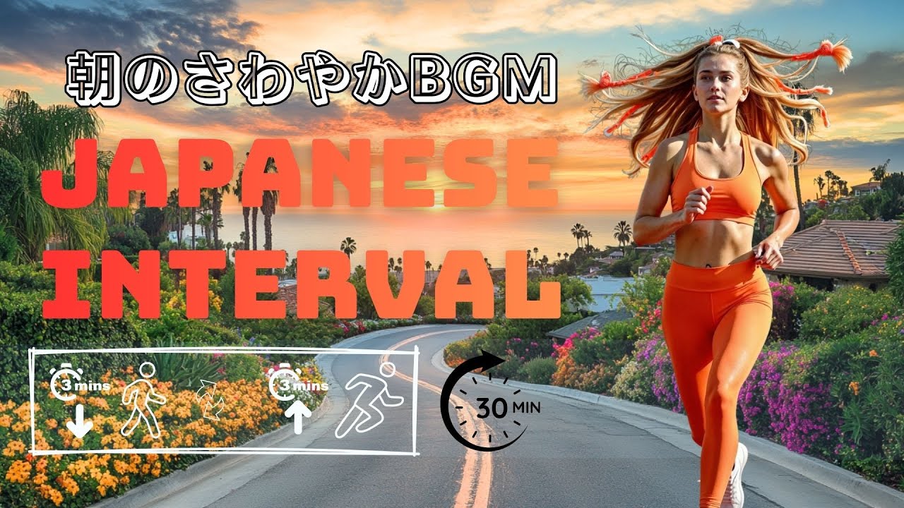 30-Min Japanese Interval Walk | Simple 3×3 Timer ⏱️ Easy, Effective & Calm
