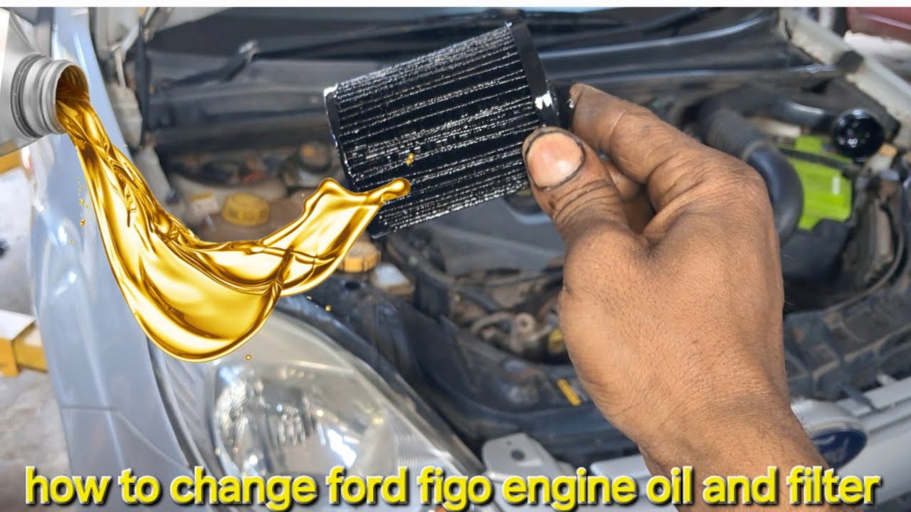 how to change ford figo engine oil and filter