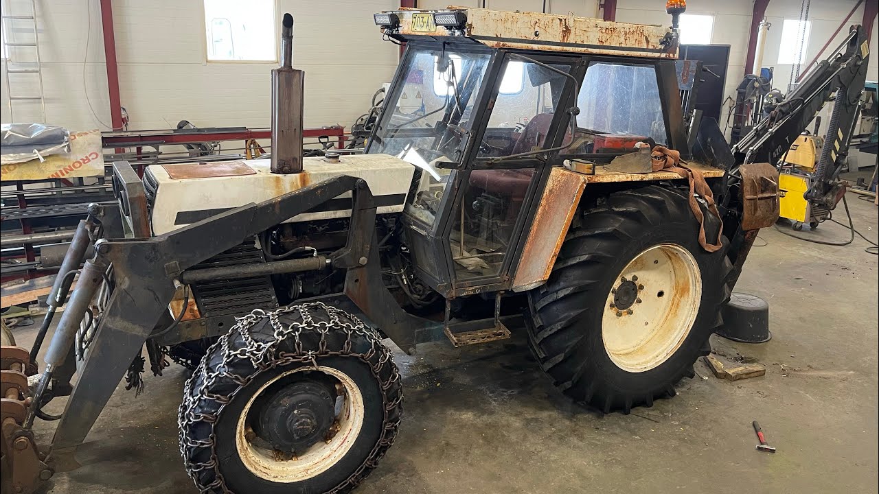 Zetor 8045 ja kauha ilman kiroilua.