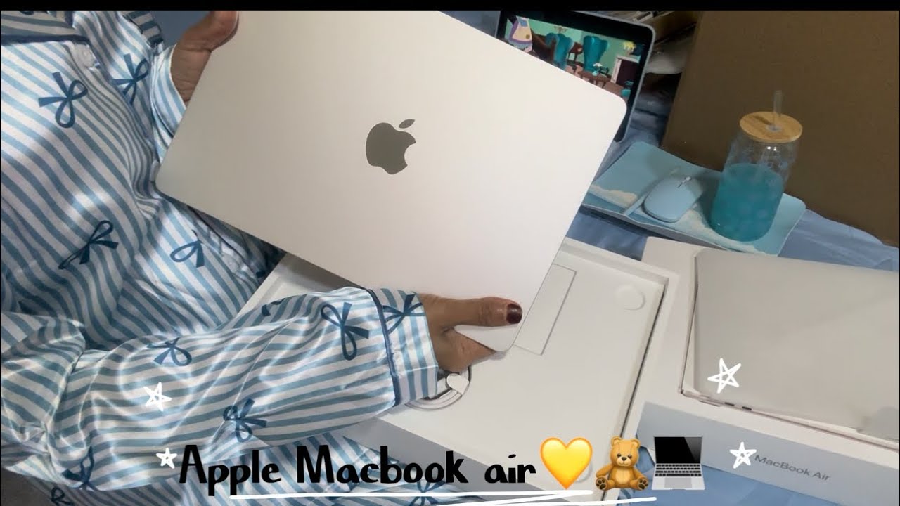 MAC BOOK AIR | UNBOXING | Apple macbook| |BOW KNOT