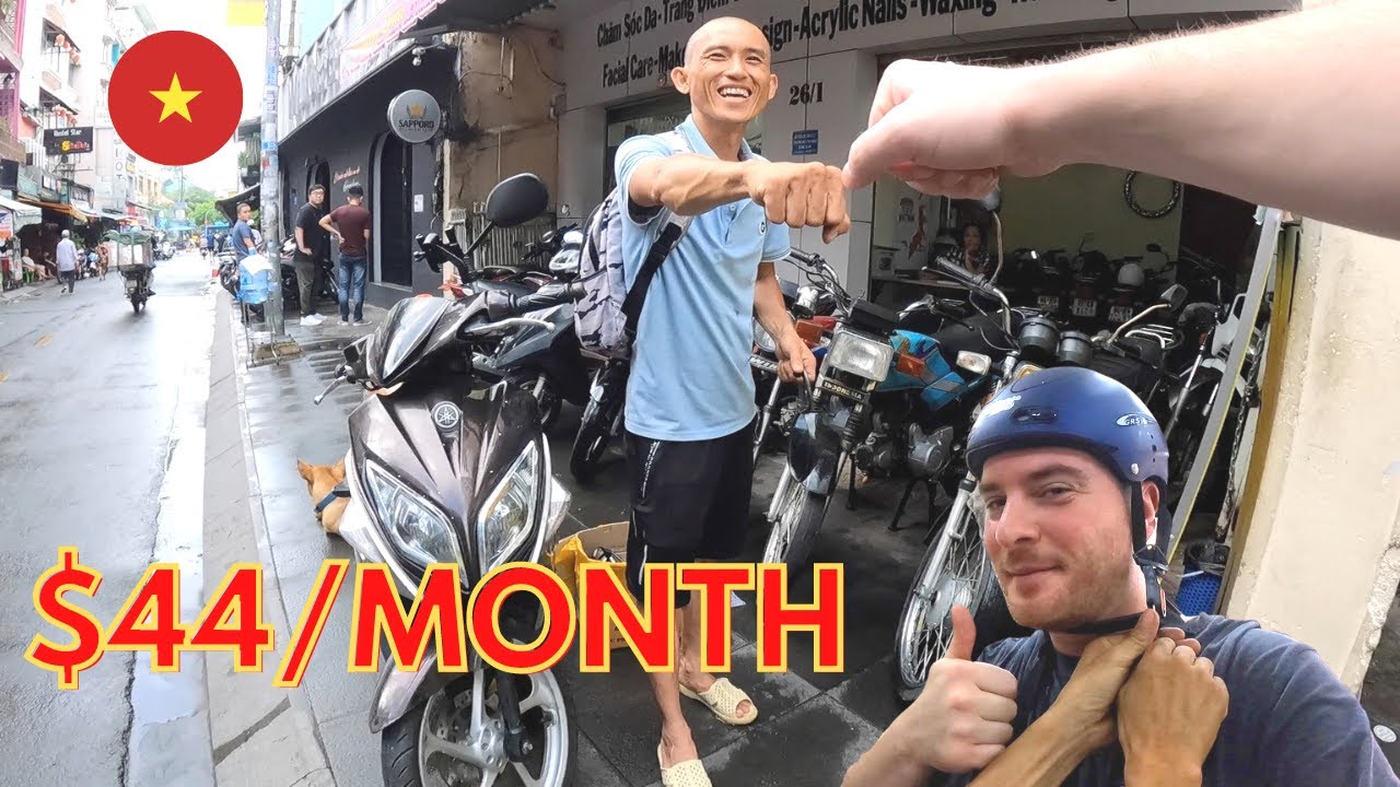 Renting a Motorbike in District 1 Ho Chi Minh City