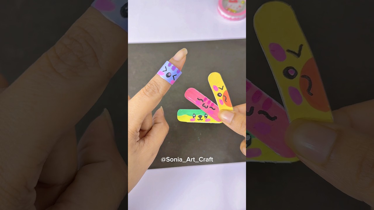 DIY cute paper band-Aid 