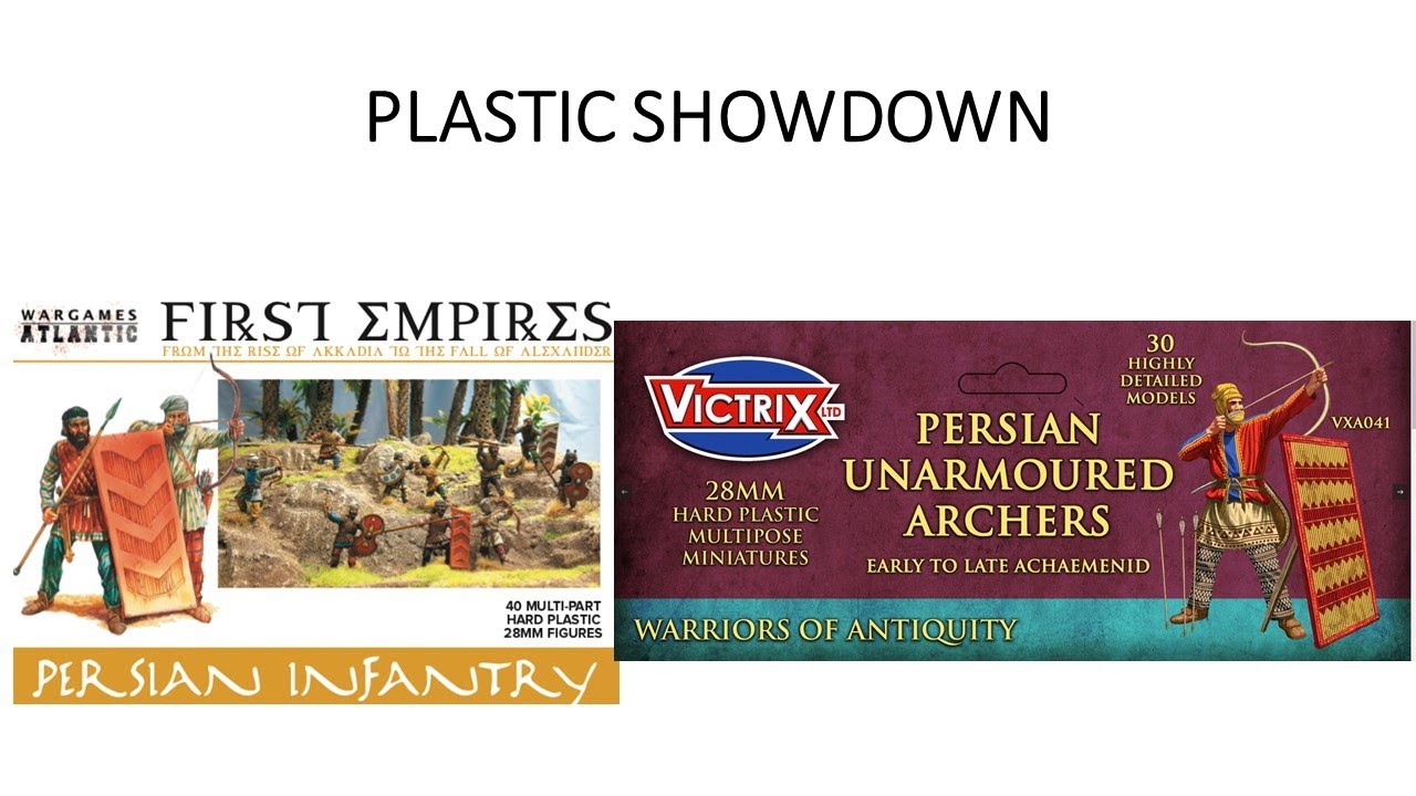 In Depth Comparison of Victrix and Wargames Atlantic Persians in 28MM