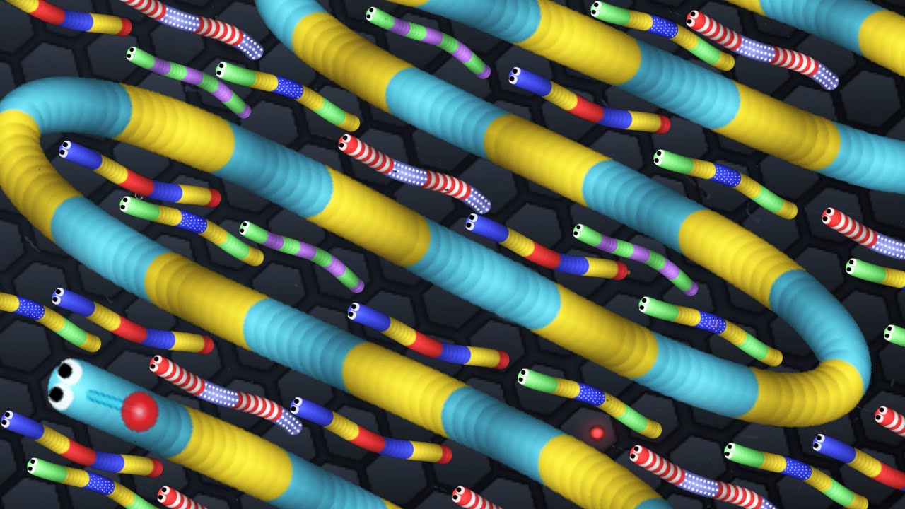 Slither.io Longest Snake In Slitherio! (Slitherio Best Moments)