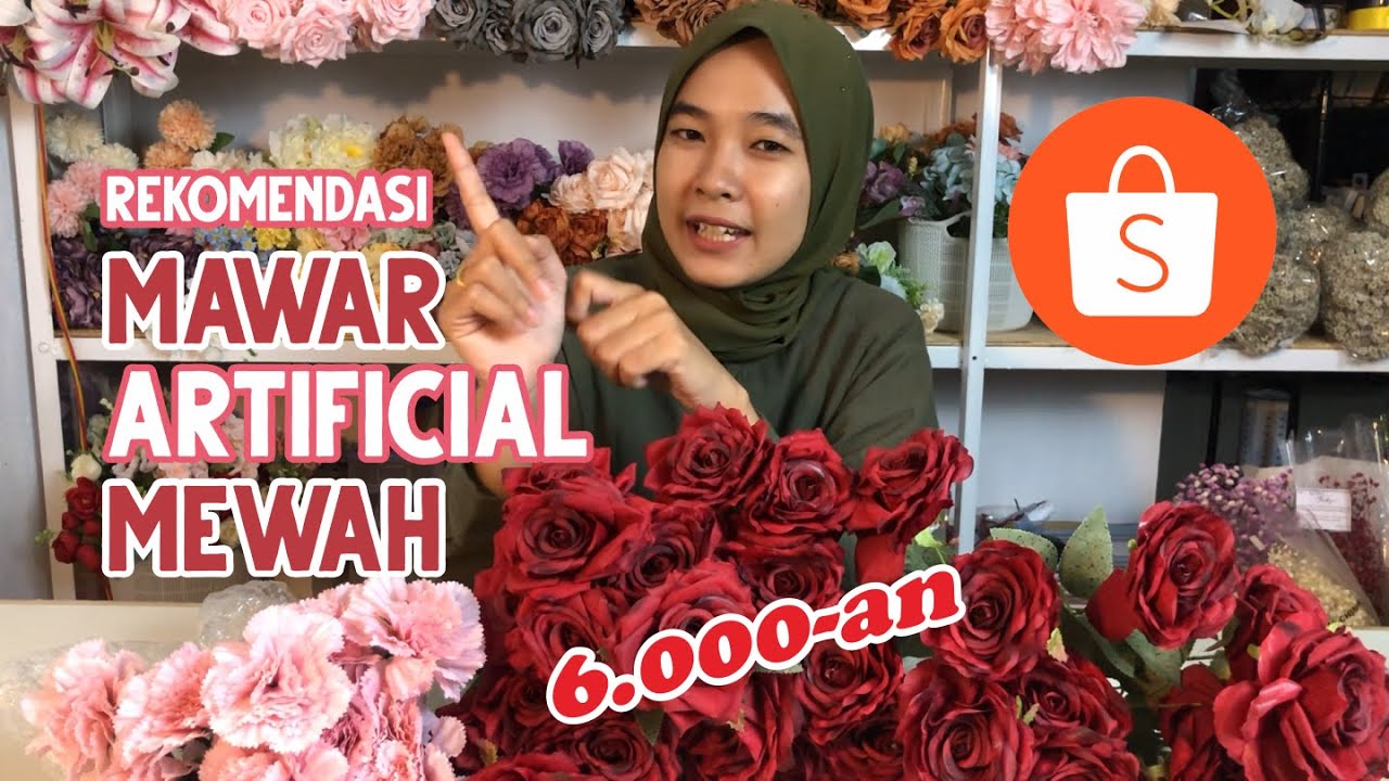 Rekomendasi Bunga Mawar Artificial Mewah  | Review Alat Buket #1