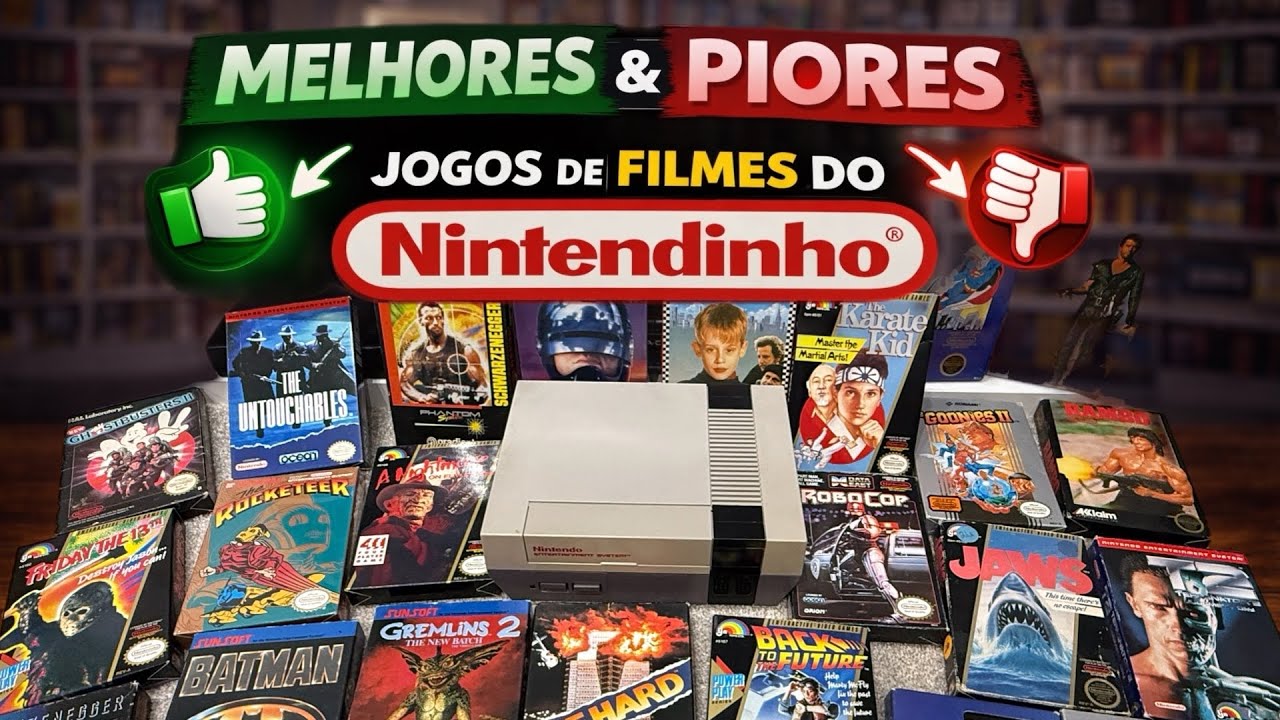 Ranqueando 37 jogos de Nintendinho baseados em filmes | Tier List