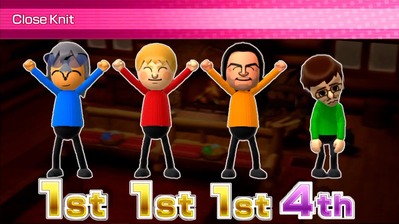 Wii Party U Minigames  - Sonic Vs Joost Vs John Vs William (Master CPU)