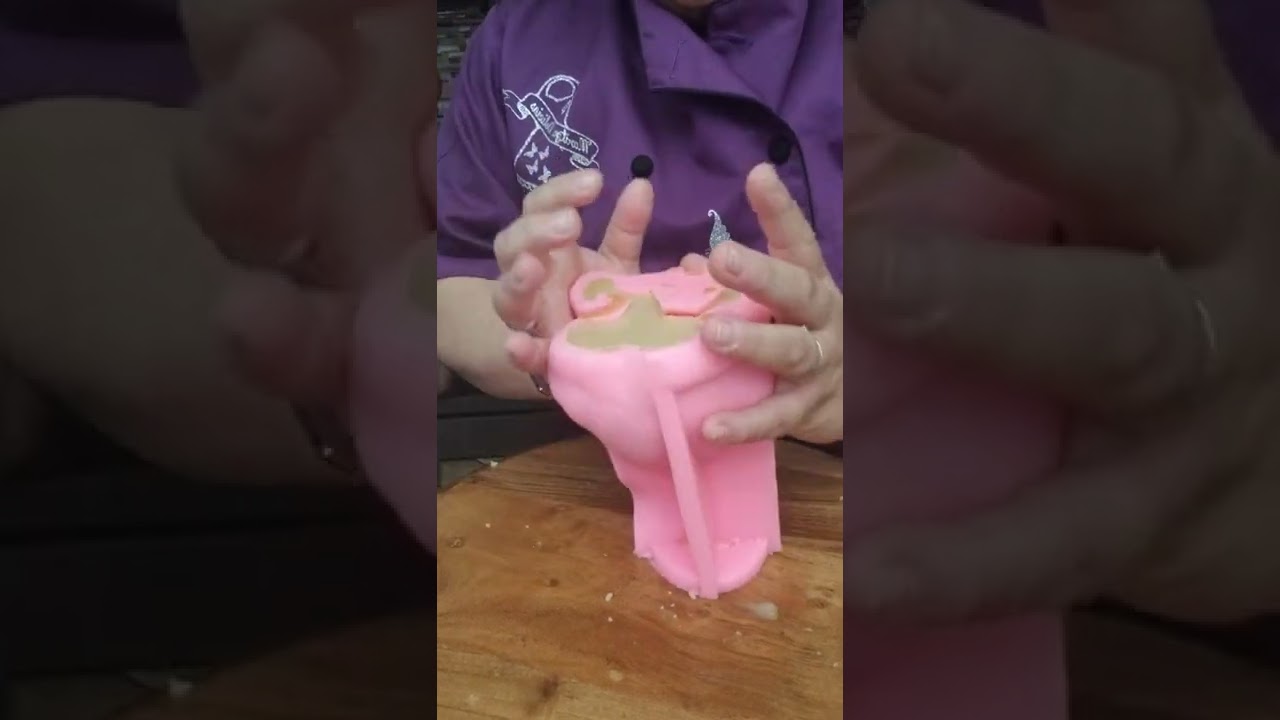 DESMOLDANDO UN PERRITO. GELATINA DE MAZAPAN