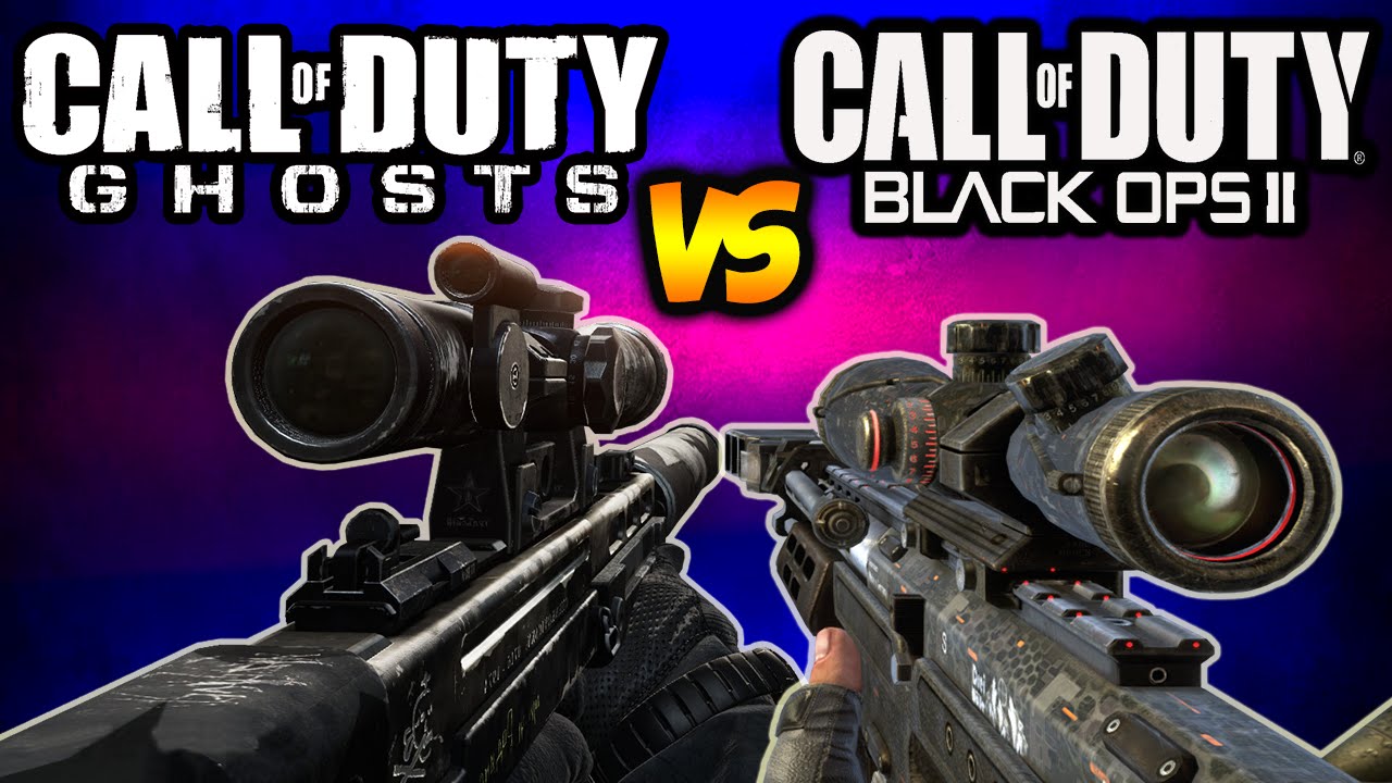 Call of Duty Black Ops 2 Vs. COD Ghosts!