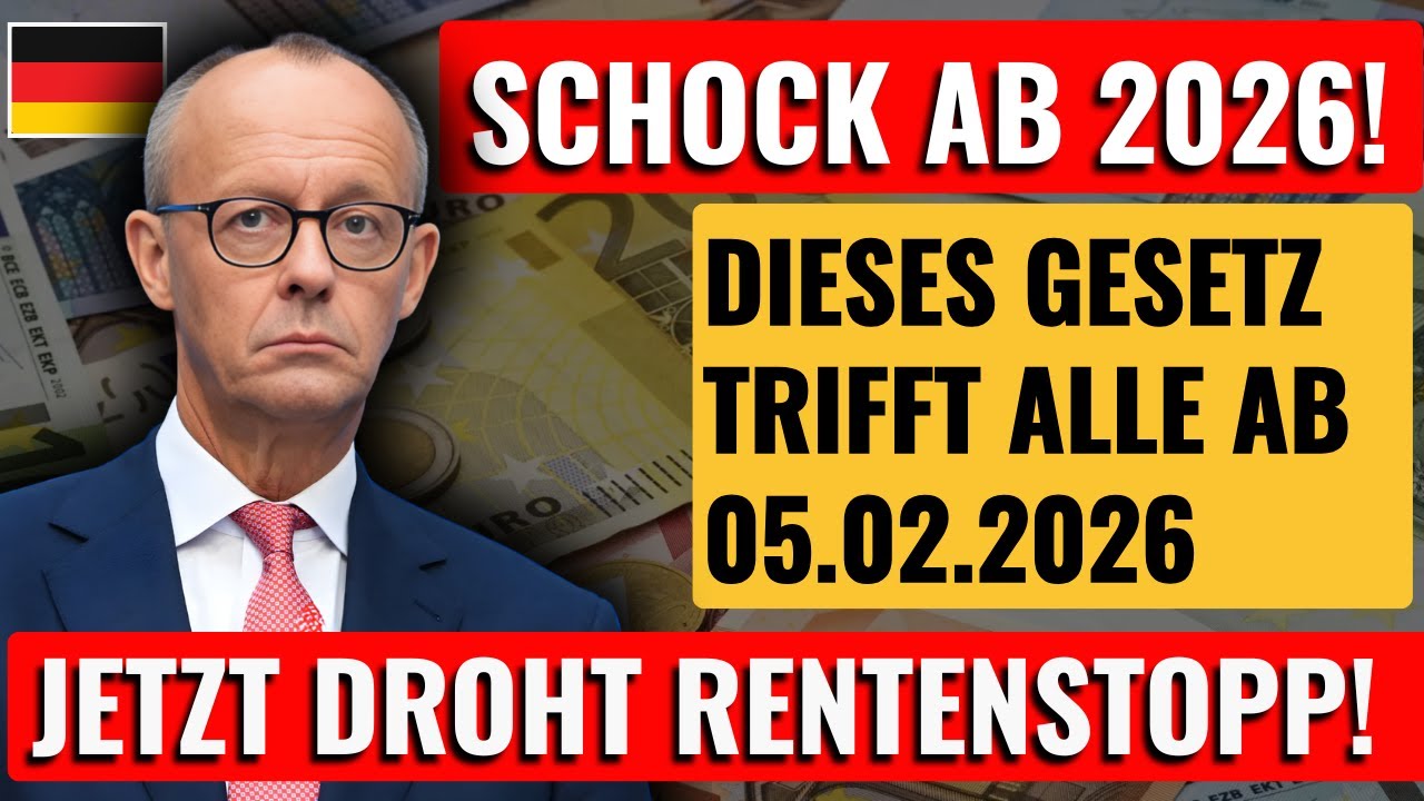 💥 Schock f&uuml;r Rentner Neues Gesetz ab 05 02 2026 &ndash; Wesentliche &Auml;nderungen