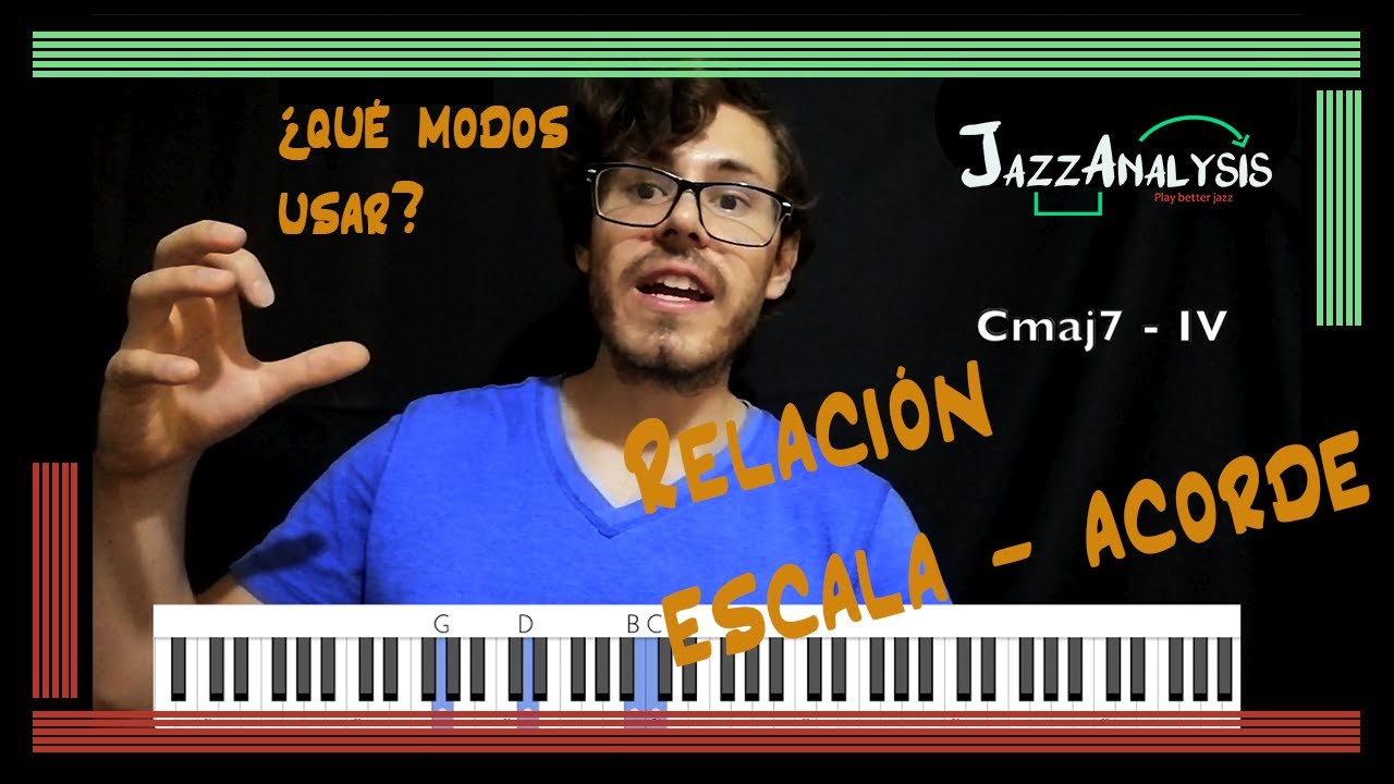 ¿Cómo saber qué modos usar? - Relación escala - acorde (lección + PDF)