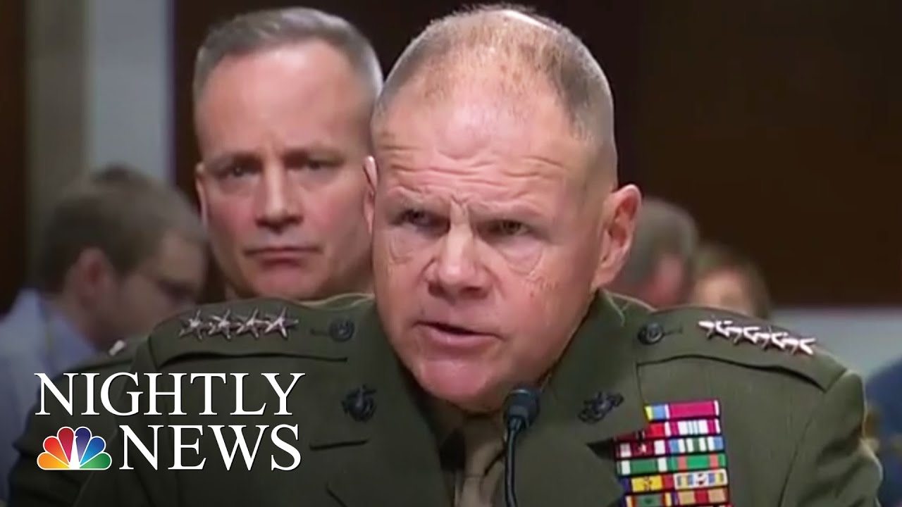 Senators Grill Marine Corps Commandant Over Nude Photo Scandal | NBC Nightly News