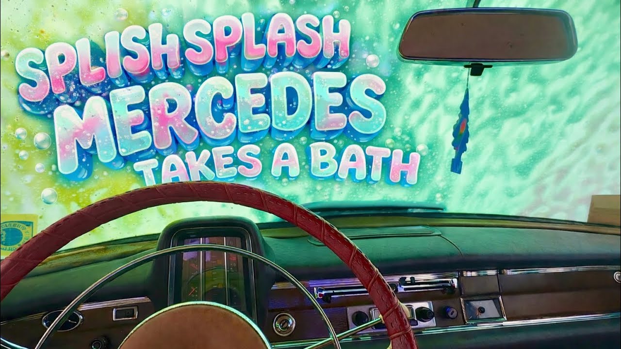 SPLISH SPLASH! The Mercedes FINALLY gets a bath and buff!