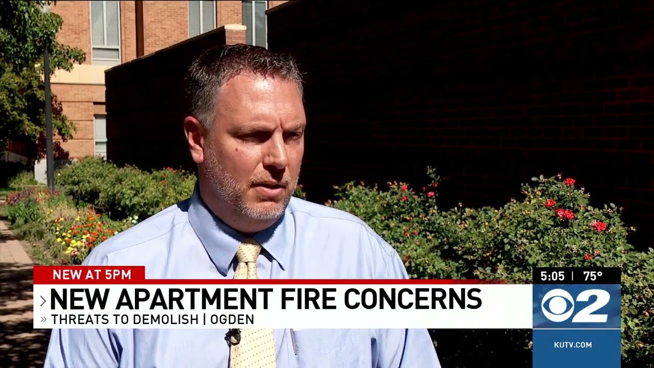 Ogden considers demolition of vacant apartment building due to concern over fire hazards