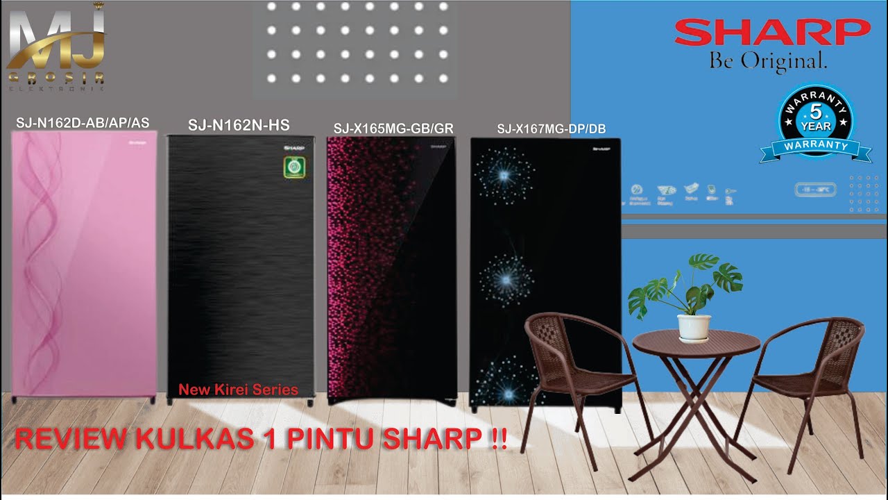Review Kulkas 1 Pintu SHARP !! Banyak Motifnya !!