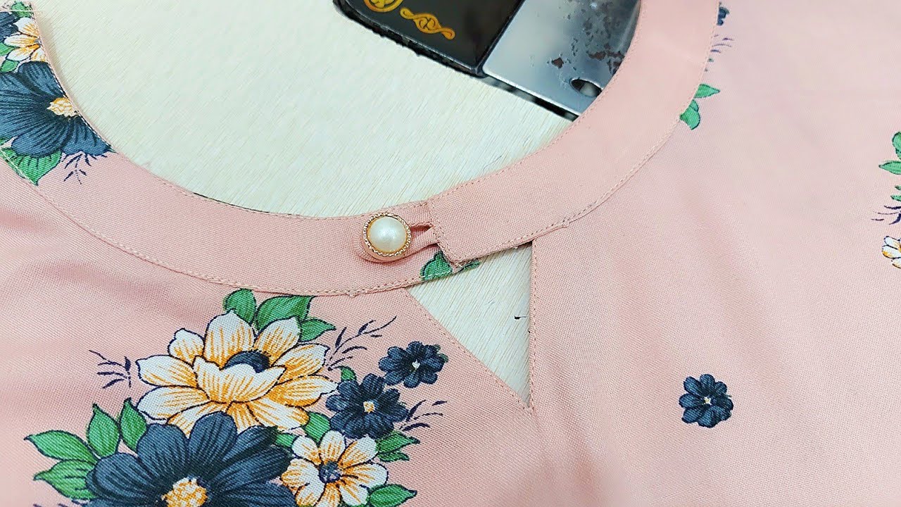 Latest Dori Loop Neck Design Cutting and Stitching | Reet Designs