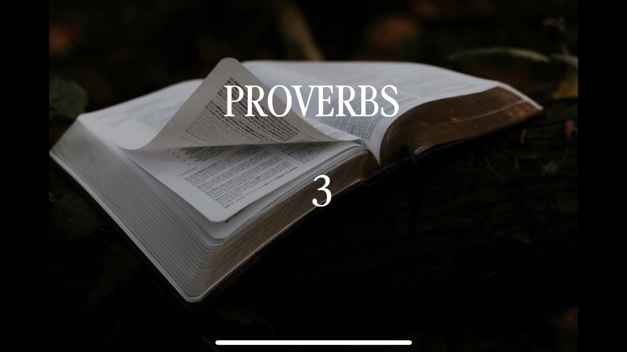 Proverbs 3: Wisdom & Well-Being