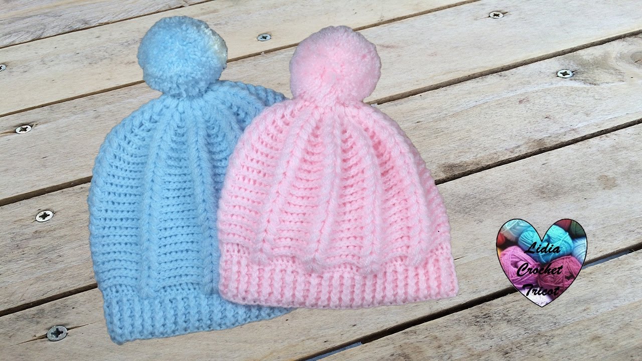 Bonnet point puff crochet toutes tailles / Beanie crochet all sizes (english subtitles)