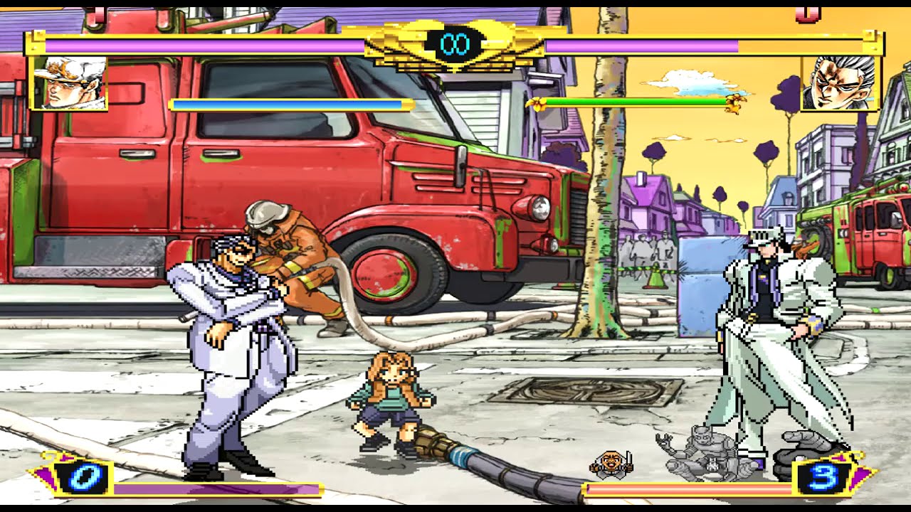 Jojo's Bizarre Adventure M U G E N 2 5|Jotaro Part 4 Specials and Ultimates