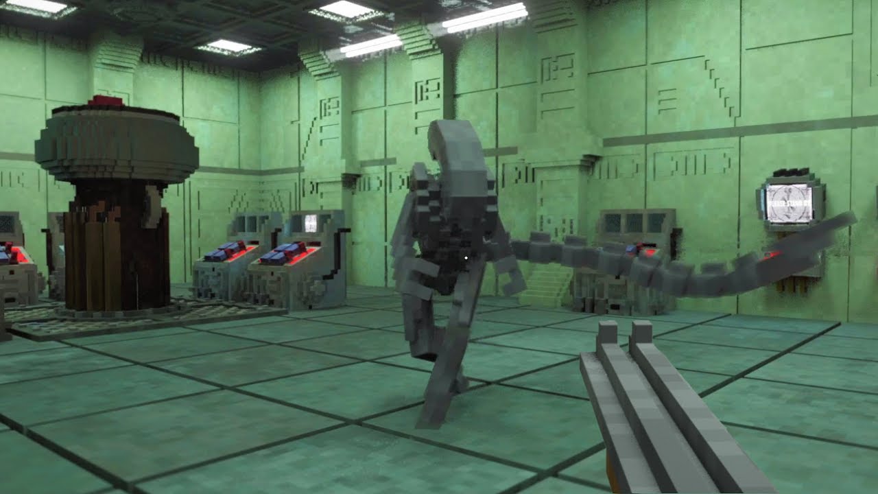 Alien Hunter. Battle at the underground base! | Teardown