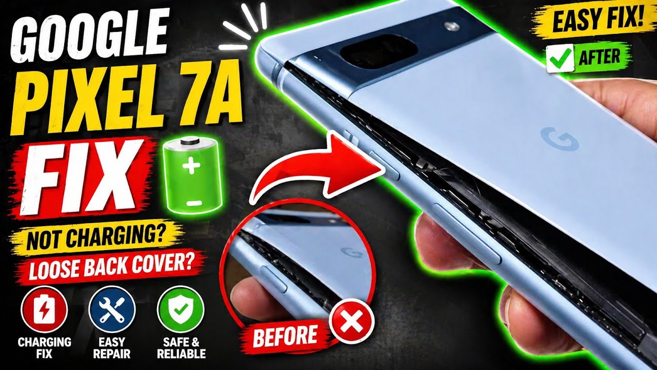 Google Pixel 7a Battery Replacement | Dead Battery Fix | Step by Step Repair 🔋