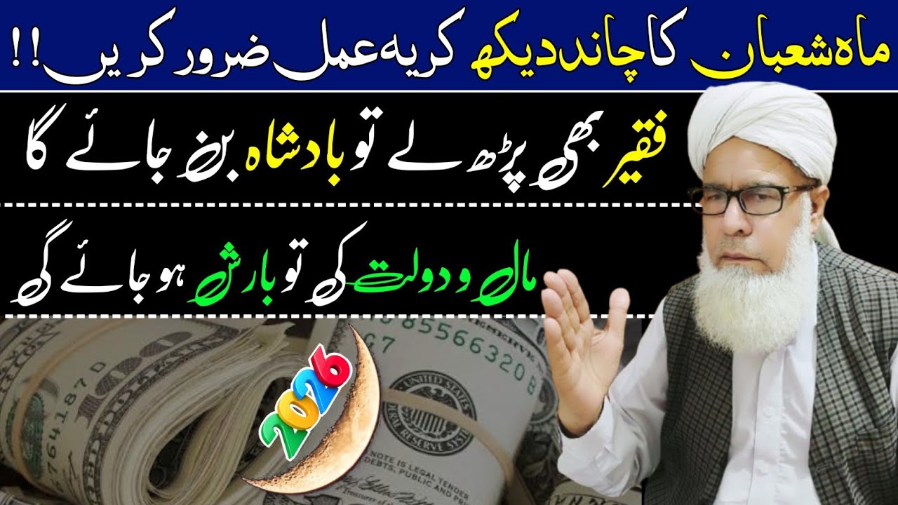 Shaban Ka Powerful Wazifa | Rizq Aur Dolat Ka Taiz Amal | Islamic Wazifa for Success.