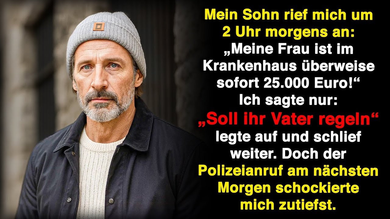 Ich ignorierte die Bitte meines Sohnes… Ein Polizeianruf enthüllte die ganze Wahrheit...