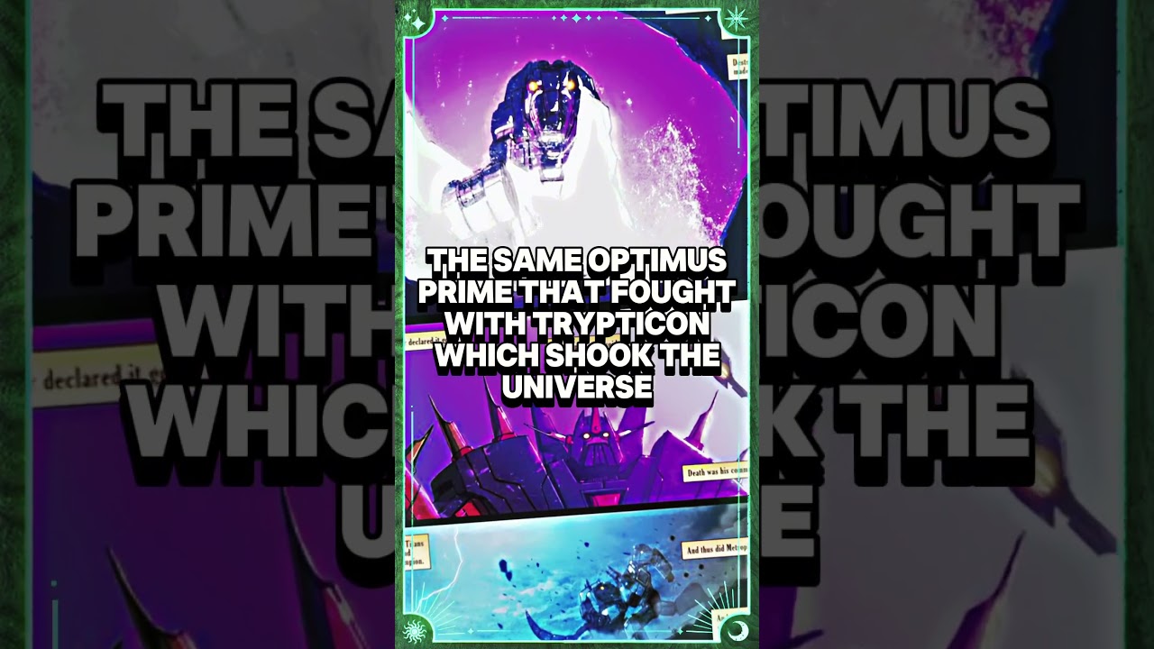 How Powerful Is IDW Megatron? #transformers #transformer #idwcomics #megatron #shorts #edit