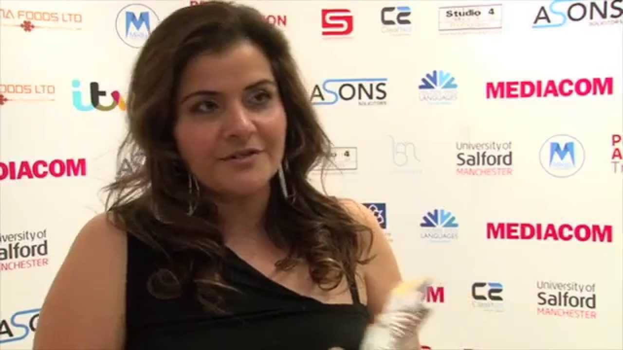 Nina Wadia - Asian Media Awards 2014 Sophiya Haque Services to British Televison