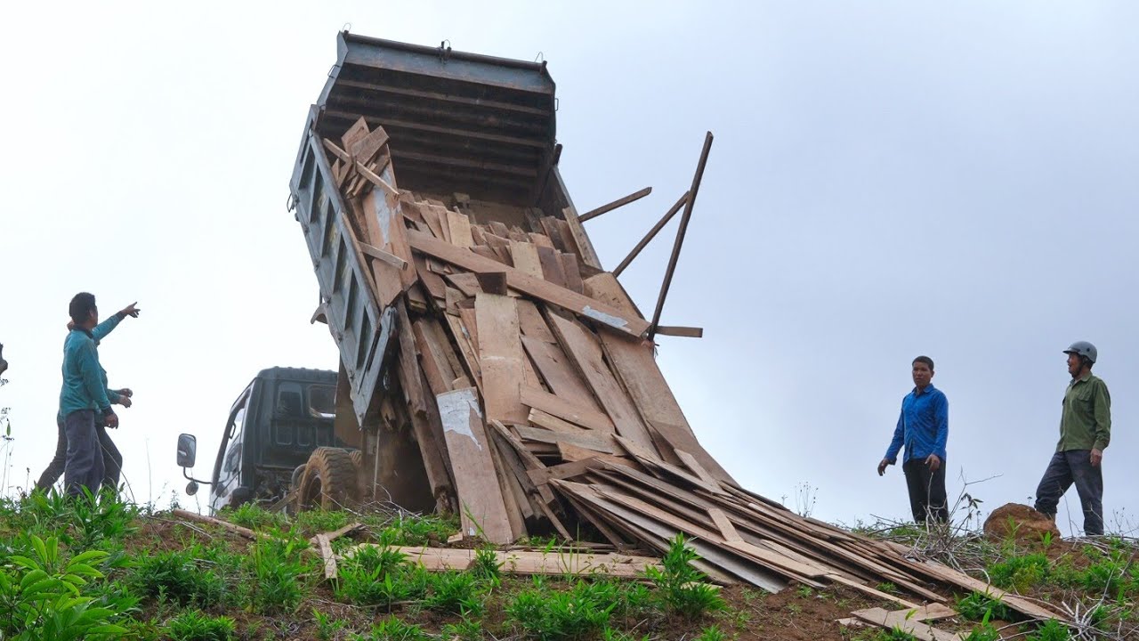 House demolition completed, timber transported to new farm |Family fram