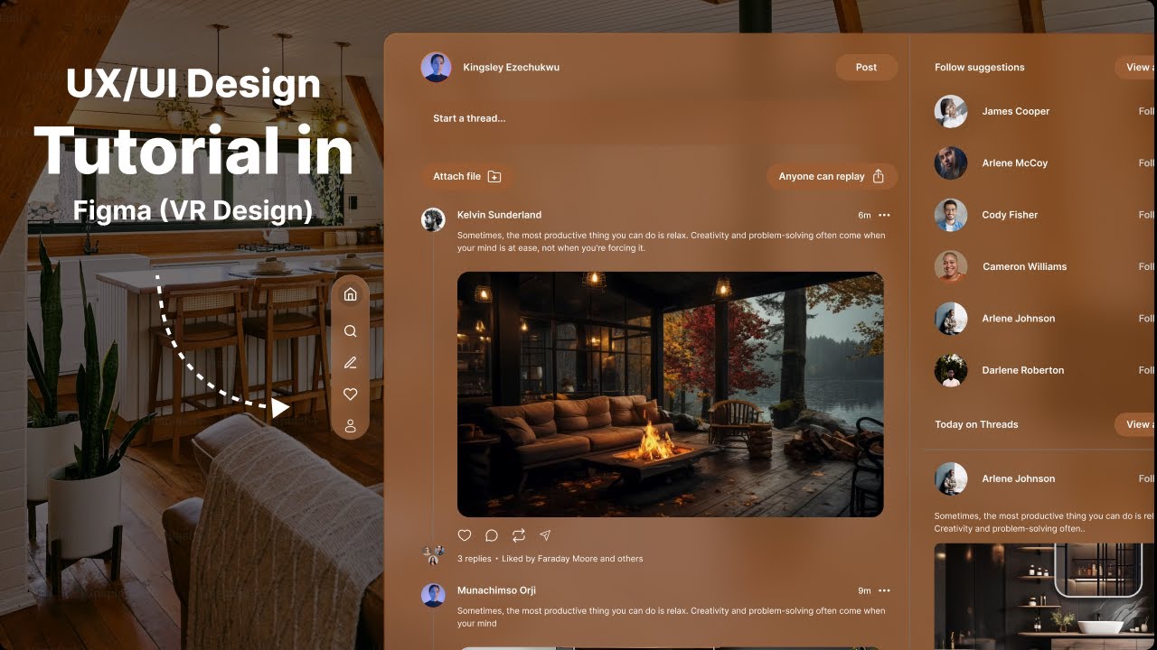 Figma Tutorial: Designing a Full VR Website with Morphism in Figma