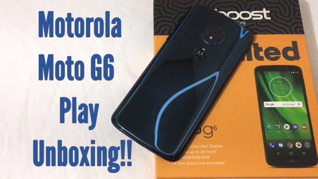Motorola Moto G6 Play Detailed Unboxing & First Look