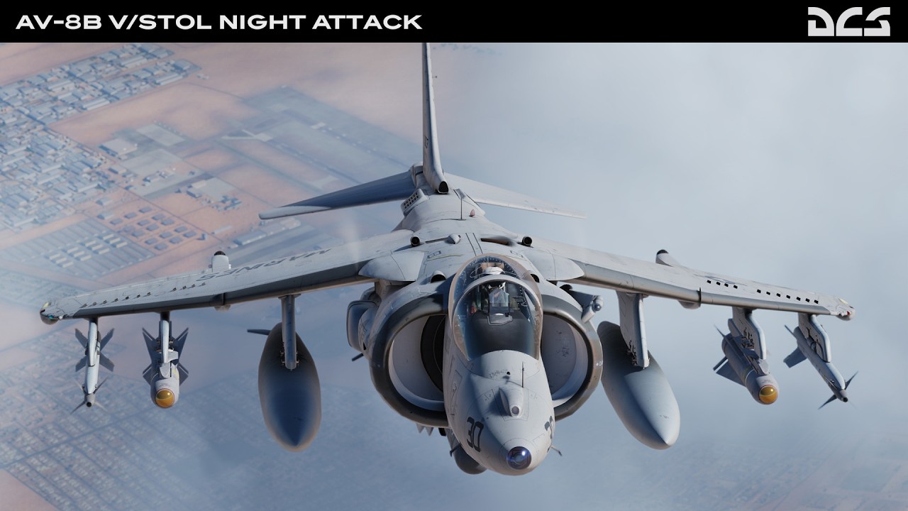 AV-8B N/A Harrier en Contention 80ts.