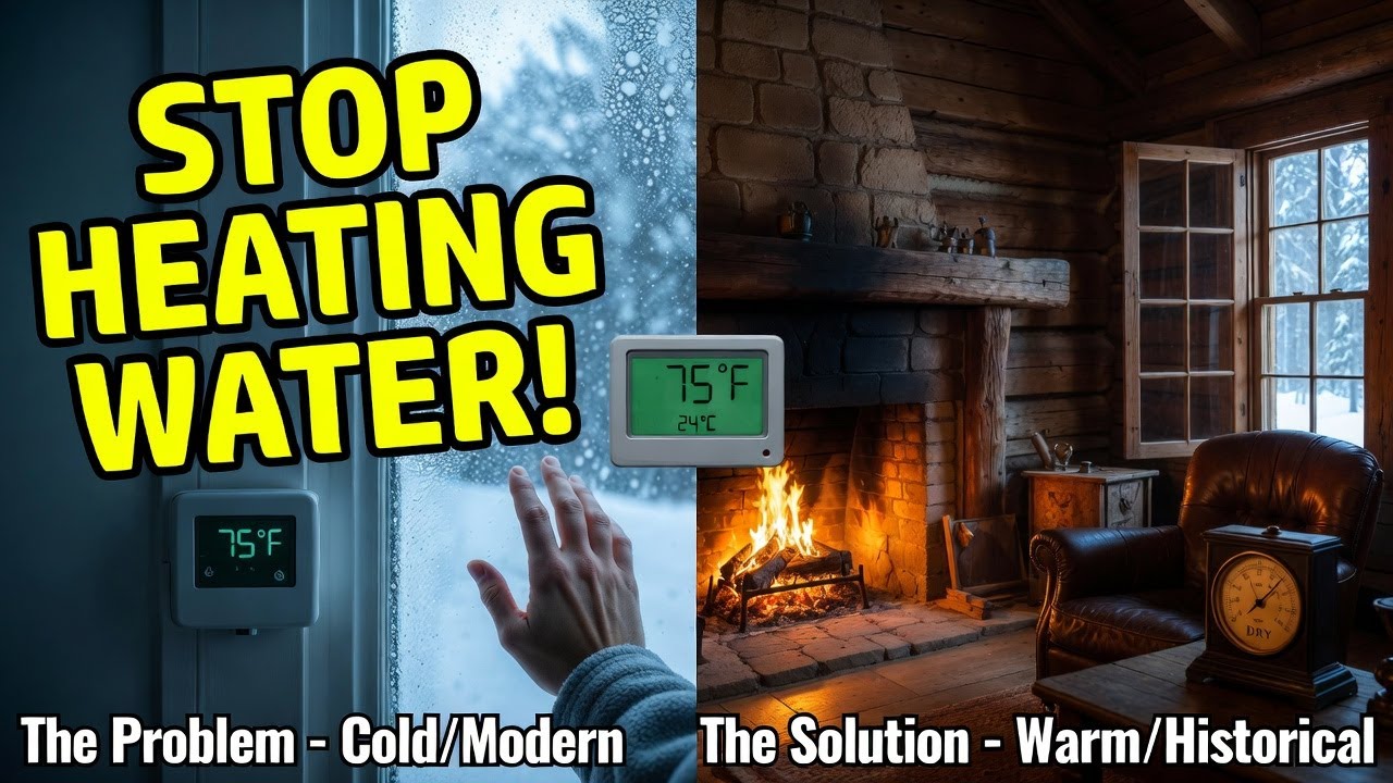 The 'Old Air' Rule: Why 1800s Homes Were Warmer (Stop Heating Dampness!)