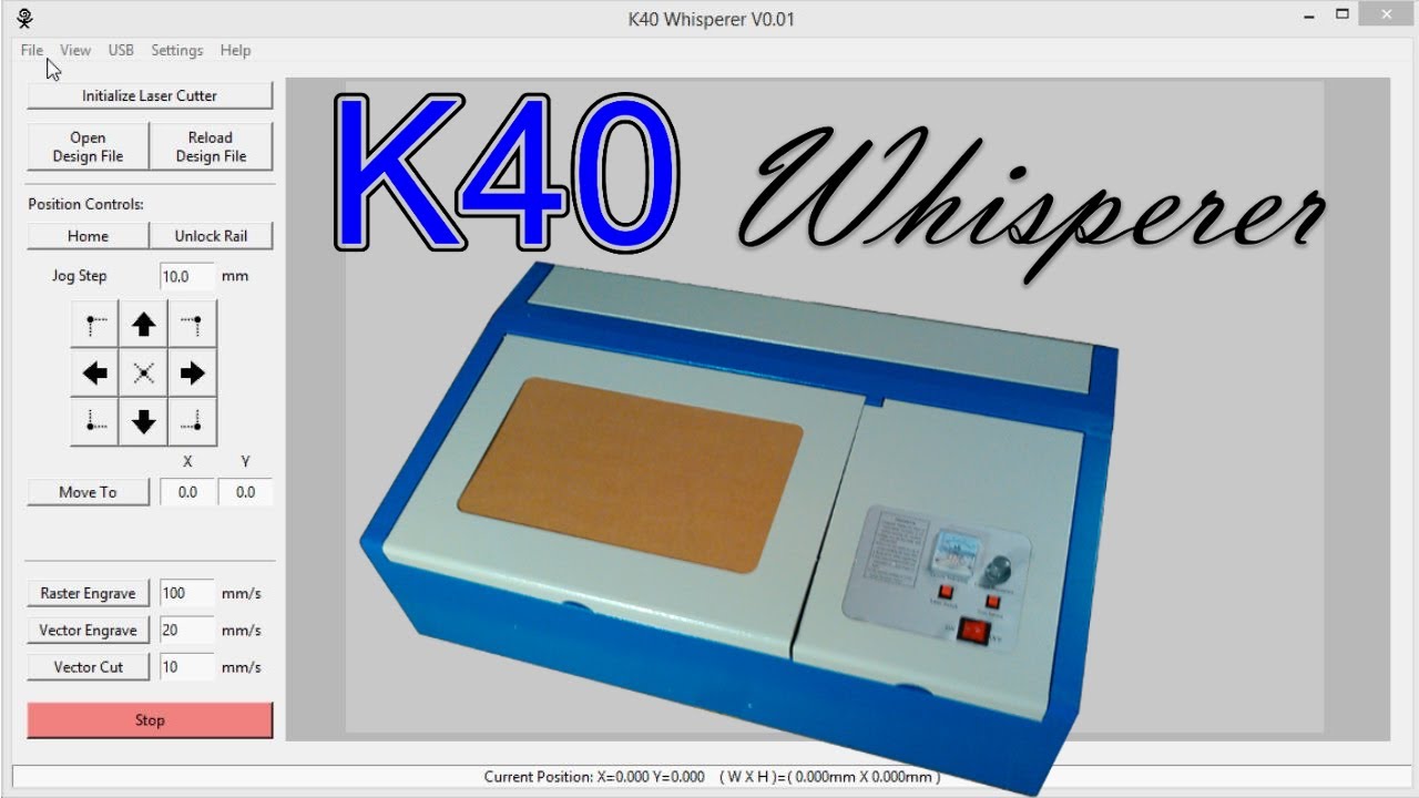 K40 Whisperer - LaserDRW Replacement