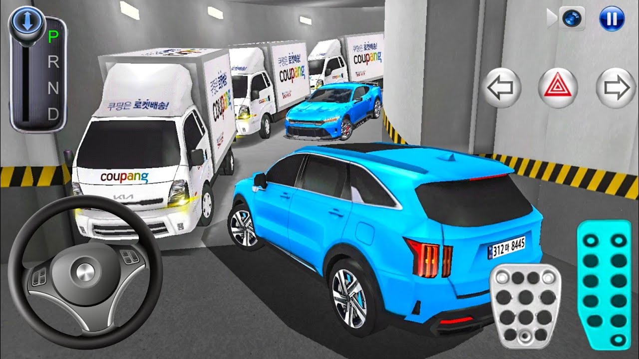 New Sky Blue Sorento car Stuck in Parking Garage - 3D Driving Class - Car Game-3D Driving Class 2026