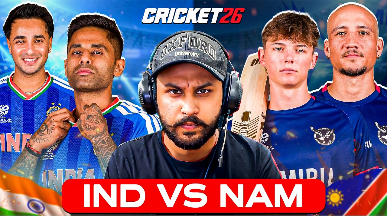 INDIA vs NAMIBIA | T20 World Cup 2026 2nd Match - Cricket 26