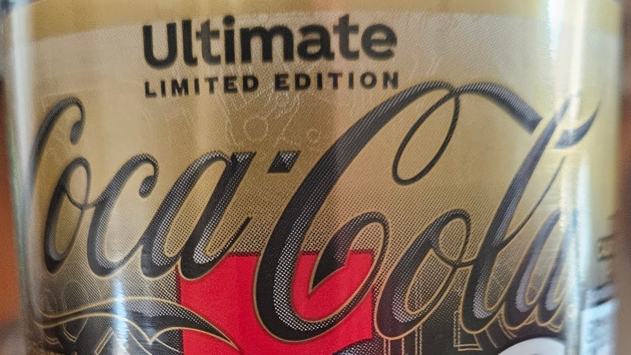 Trying out Coca-Cola limited edition 0 sugar.