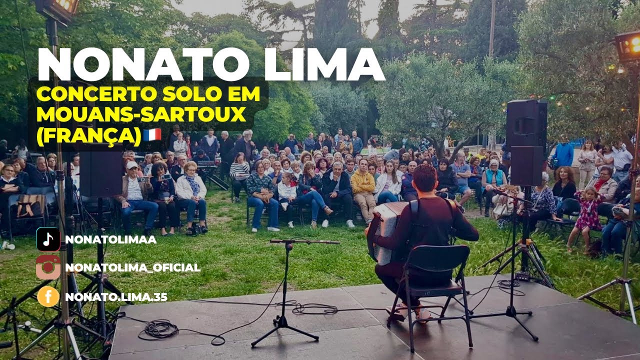 CONCERTO SOLO EM MOUANS-SARTOUX (FRANÇA) - NONATO LIMA                #show #accordion #jazz