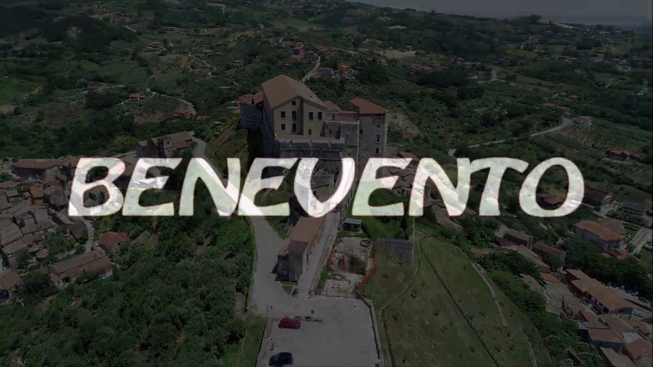 Video effettuato con drone castello di Montesarchio e Benevento