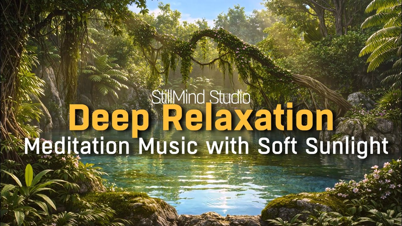 1 Hours Deep Relaxation | Meditation Music with Soft Sunlight