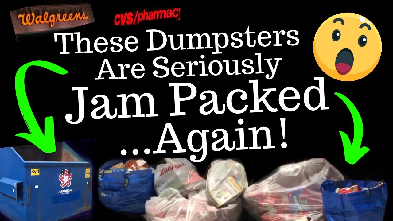 DUMPSTER DIVING - They&rsquo;re Jam Packed AGAIN!