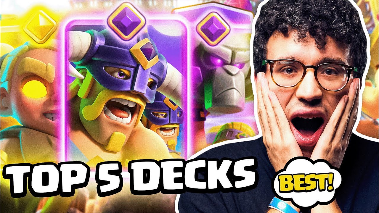 TOP 5 DECKS NUOVO META SU CLASH ROYALE! (AGOSTO 2026)