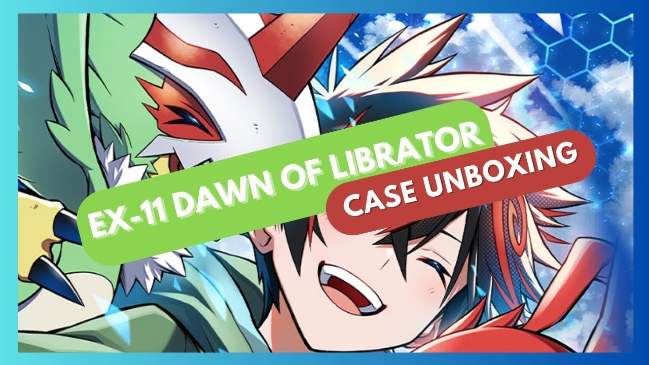 Digimon EX-11: Dawn of Liberator Case Unboxing!