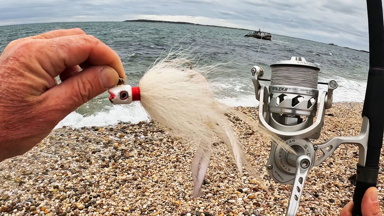 Отличный клев на морском берегу — рыба была там!
