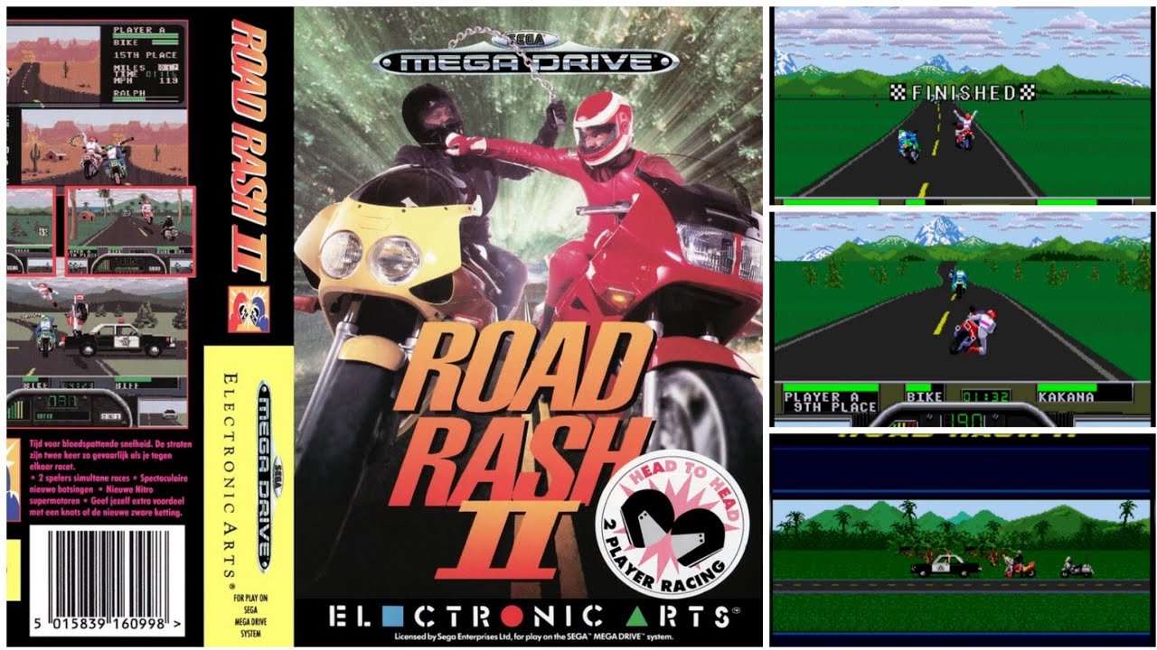 |  ROAD  RASH  2  |  GAMEPLAY  | SEGA MEGA DRIVE / SEGA GENESIS |