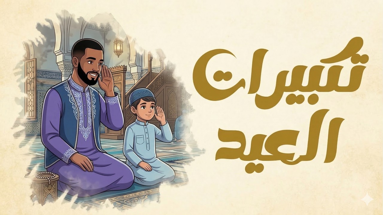 تكبيرات عيد الفطر المبارك 2026 بصوت جميل 🌷💛 لنجعلها تملأ الدنيا الله أكبر الله أكبر ولله الحمد