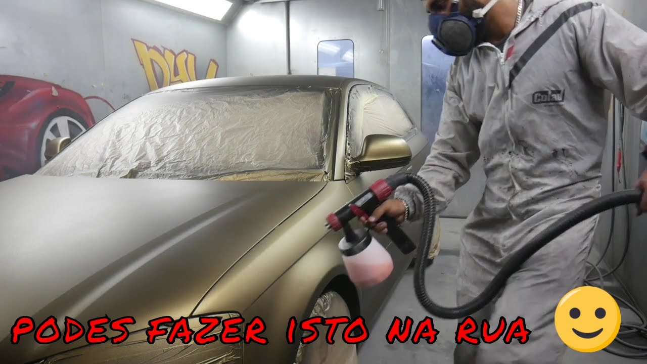 Como pintar plasti dip em GOLD (portuguese version) curso de pintura /  a3